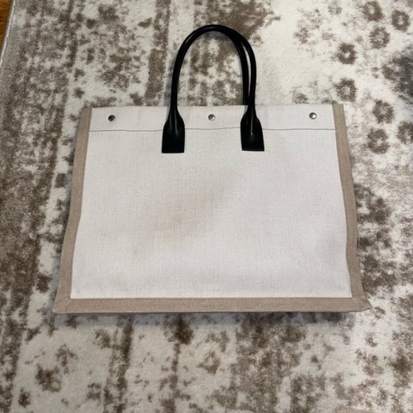 Yves Saint Laurent Canvas Tote - Picture 6 of 7